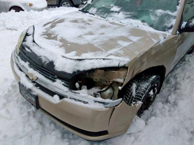 1G1ZT52885F303331 - 2005 CHEVROLET MALIBU LS 金色 照片 9