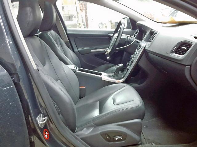 YV126MFB7F1308075 - 2015 VOLVO S60 PREMIE GRAY photo 5