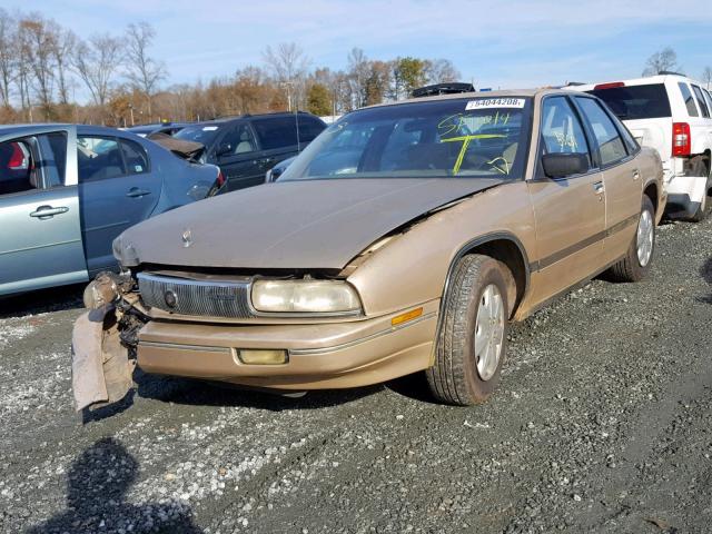 2G4WB54L7N1477683 - 1992 BUICK REGAL CUST GOLD photo 2