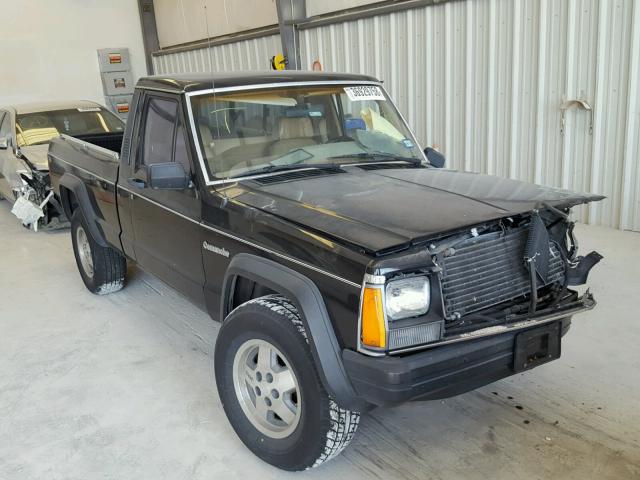 1JTMU6417HT150885 - 1987 JEEP COMANCHE BLACK photo 1