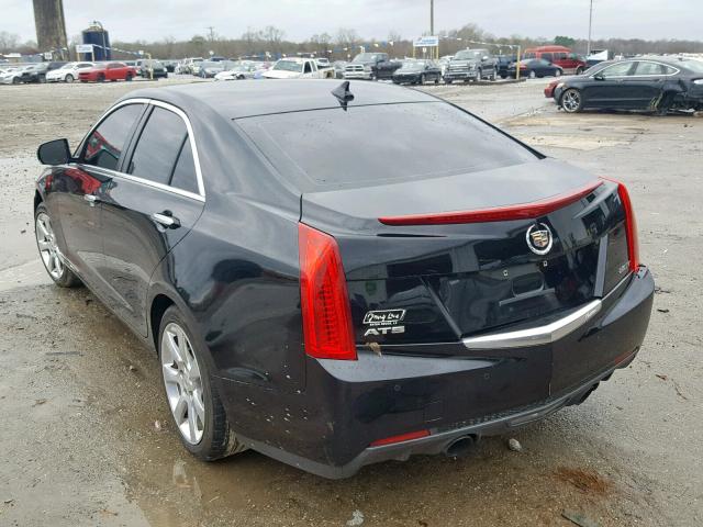 1G6AB5RX2E0104186 - 2014 CADILLAC ATS LUXURY BLACK photo 3