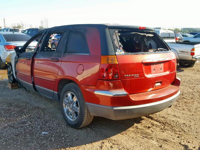 2C4GM68475R654438 - 2005 CHRYSLER PACIFICA T RED photo 3