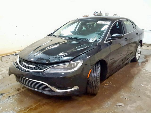 1C3CCCAB9FN575834 - 2015 CHRYSLER 200 LIMITE BLACK photo 2