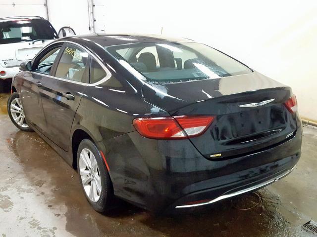 1C3CCCAB9FN575834 - 2015 CHRYSLER 200 LIMITE BLACK photo 3