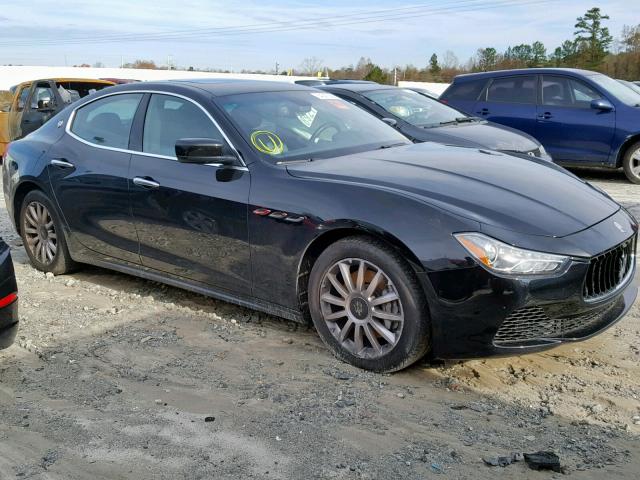 ZAM57XSA5E1084300 - 2014 MASERATI GHIBLI BLACK photo 1