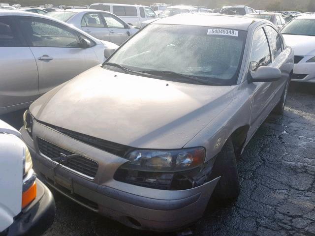 YV1RS61R122178275 - 2002 VOLVO S60 GRAY photo 2