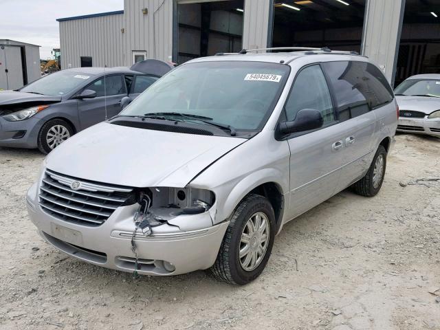 2A8GP64L36R857969 - 2006 CHRYSLER TOWN & COU GRAY photo 2