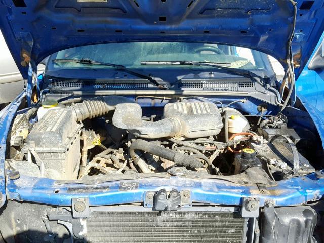 1B7FL22P9XS245482 - 1999 DODGE DAKOTA BLUE photo 7