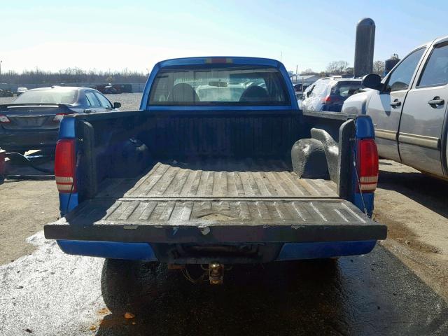 1B7FL22P9XS245482 - 1999 DODGE DAKOTA BLUE photo 9