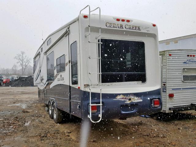 4X4FCRF2X6P193511 - 2006 CAMP 5TH WHEEL WHITE photo 3