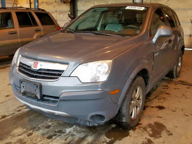 3GSDL43N89S587100 - 2009 SATURN VUE XE GRAY photo 2