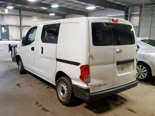 3N63M0ZNXFK698017 - 2015 CHEVROLET CITY EXPRE WHITE photo 3