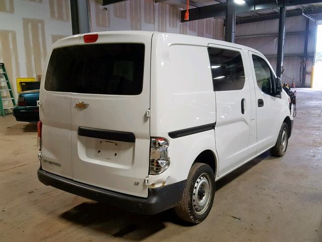 3N63M0ZNXFK698017 - 2015 CHEVROLET CITY EXPRE WHITE photo 4