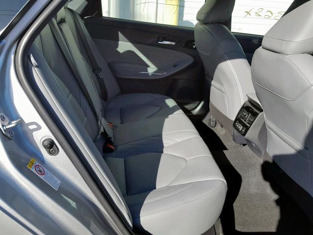 4T1BZ1FB0KU005011 - 2019 TOYOTA AVALON XLE SILVER photo 6