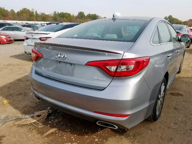 5NPE34AF4FH058924 - 2015 HYUNDAI SONATA SPO GRAY photo 4