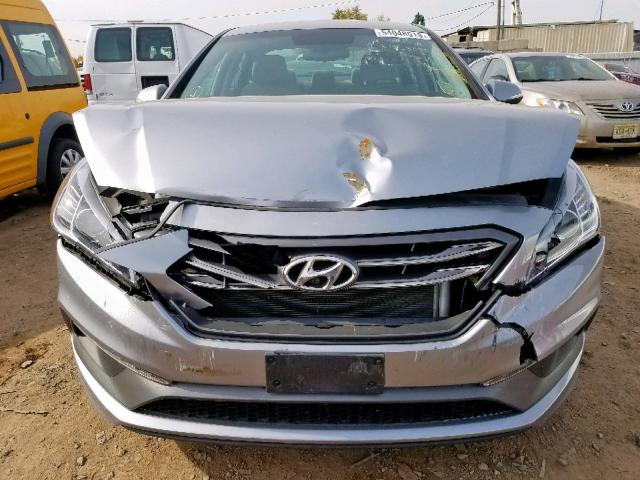 5NPE34AF4FH058924 - 2015 HYUNDAI SONATA SPO GRAY photo 9