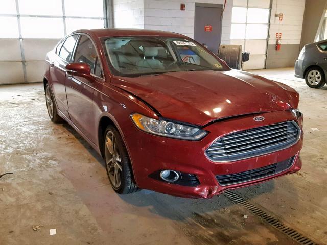 3FA6P0D9XFR124516 - 2015 FORD FUSION TIT RED photo 1