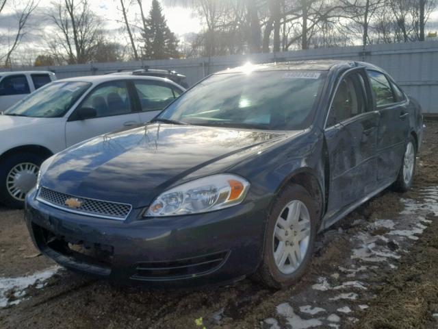 2G1WB5E36E1164068 - 2014 CHEVROLET IMPALA LIM GRAY photo 2