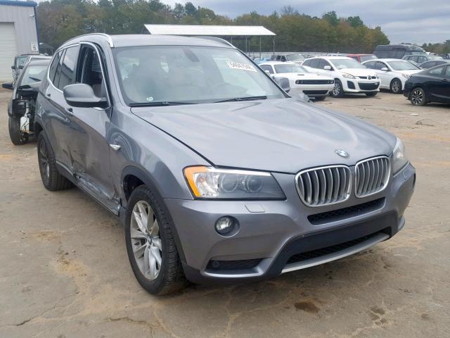 5UXWX5C56CL719295 - 2012 BMW X3 XDRIVE2 SILVER photo 1