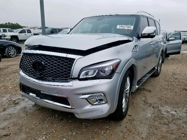 JN8AZ2NC4H9432224 - 2017 INFINITI QX80 BASE WHITE photo 2