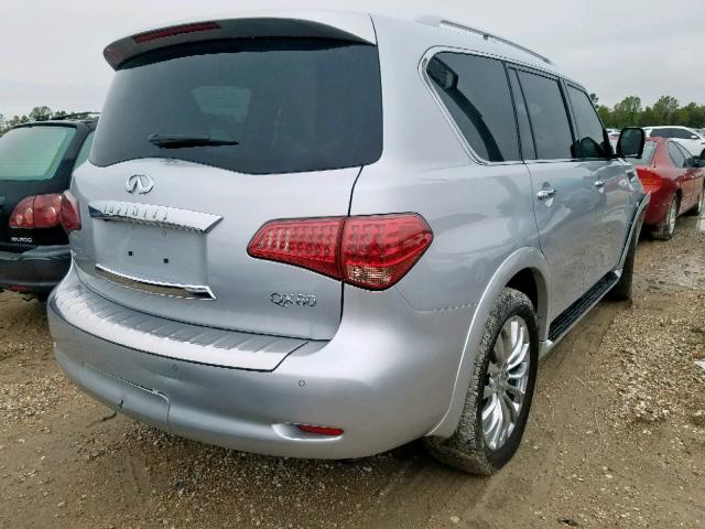 JN8AZ2NC4H9432224 - 2017 INFINITI QX80 BASE WHITE photo 4