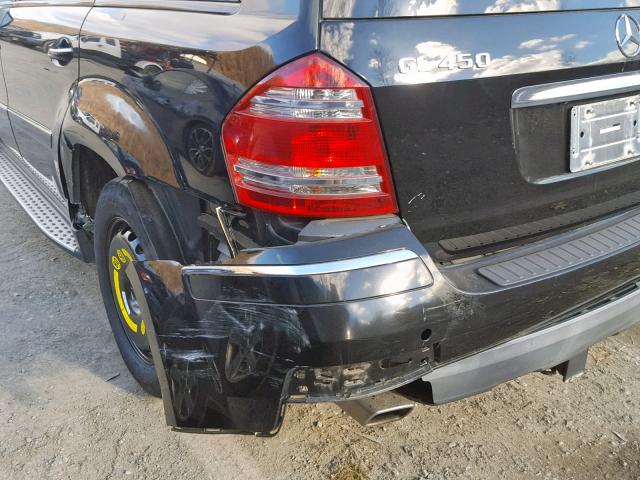 4JGBF71E09A495281 - 2009 MERCEDES-BENZ GL 450 4MA BLACK photo 9