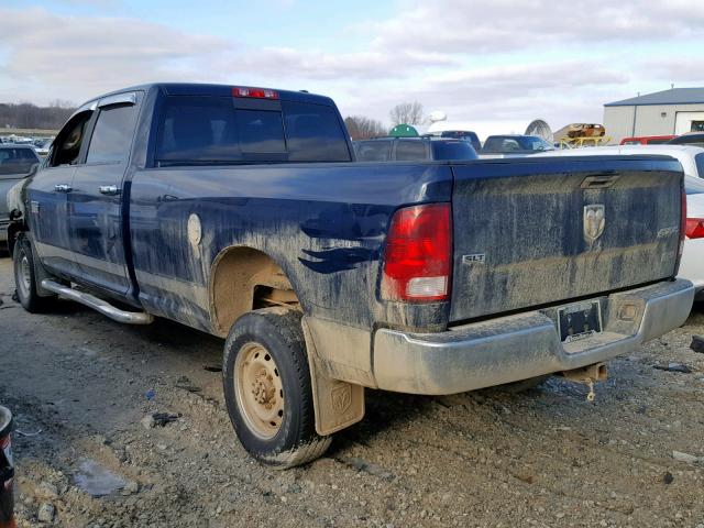 3C6UD5JL2CG167401 - 2012 DODGE RAM 2500 S BLUE photo 3