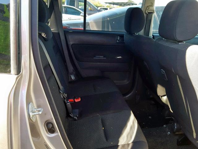 JTLKT334450196696 - 2005 TOYOTA SCION XB GRAY photo 6