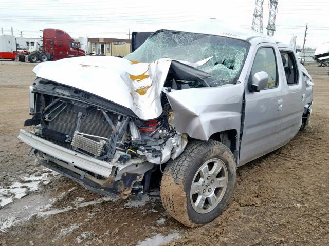 5FPYK1F41AB013363 - 2010 HONDA RIDGELINE SILVER photo 2