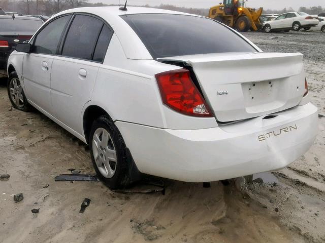 1G8AJ55F77Z210011 - 2007 SATURN ION LEVEL WHITE photo 3
