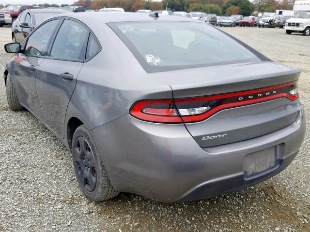 1C3CDFAA8DD192041 - 2013 DODGE DART SE GRAY photo 3