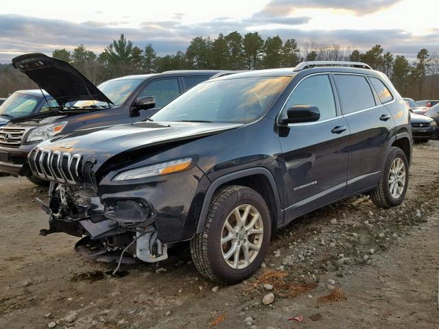 1C4PJMCS2FW788415 - 2015 JEEP CHEROKEE L BLACK photo 2