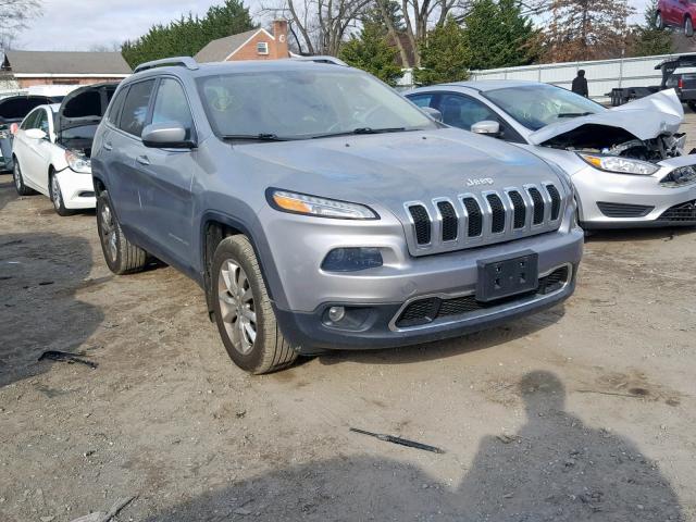 1C4PJMDS8FW570168 - 2015 JEEP CHEROKEE L GRAY photo 1