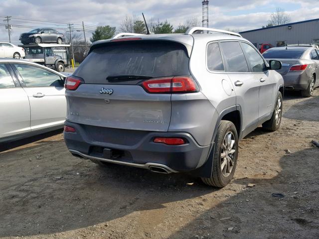 1C4PJMDS8FW570168 - 2015 JEEP CHEROKEE L GRAY photo 4