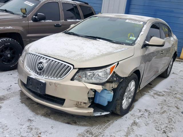 1G4GA5EC6BF184089 - 2011 BUICK LACROSSE C TAN photo 2