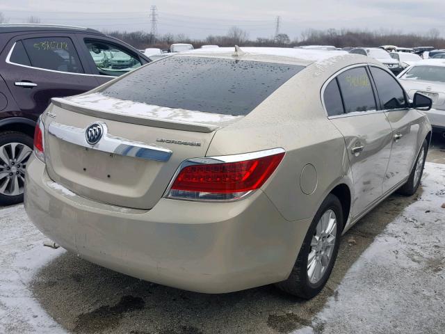 1G4GA5EC6BF184089 - 2011 BUICK LACROSSE C TAN photo 4