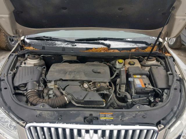 1G4GA5EC6BF184089 - 2011 BUICK LACROSSE C TAN photo 7