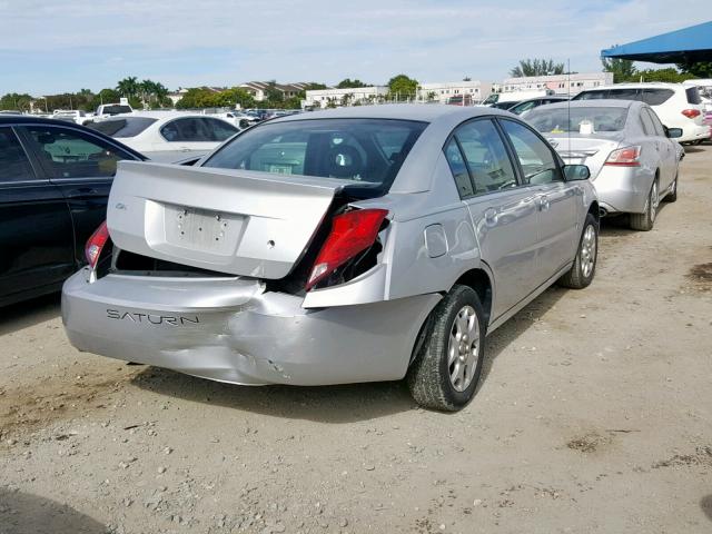 1G8AJ52F03Z112386 - 2003 SATURN ION LEVEL SILVER photo 4