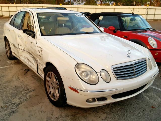 WDBUF56J86A814041 - 2006 MERCEDES-BENZ E 350 WHITE photo 1