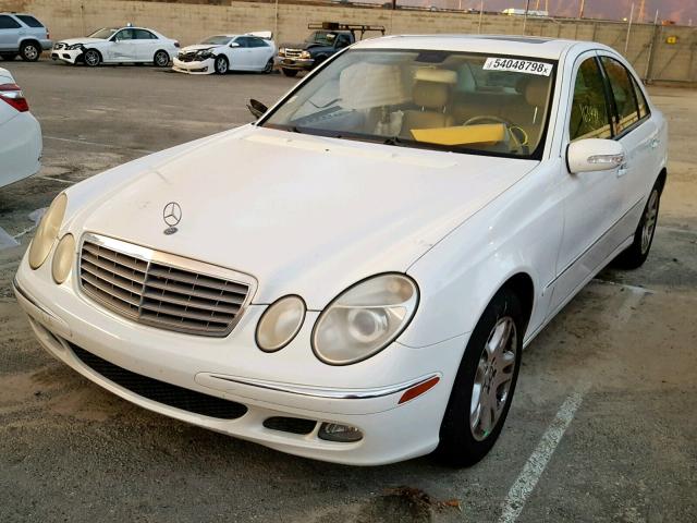 WDBUF56J86A814041 - 2006 MERCEDES-BENZ E 350 WHITE photo 2