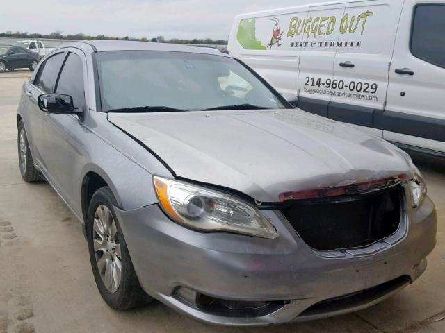 1C3CCBABXEN167867 - 2014 CHRYSLER 200 LX SILVER photo 1