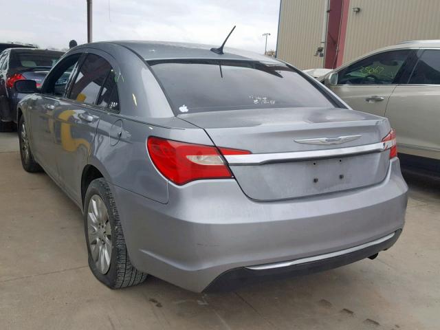 1C3CCBABXEN167867 - 2014 CHRYSLER 200 LX SILVER photo 3