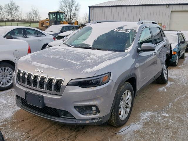 1C4PJLCB0KD248271 - 2019 JEEP CHEROKEE L SILVER photo 2