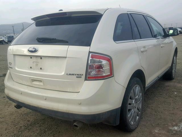 2FMDK49C68BA17147 - 2008 FORD EDGE LIMIT WHITE photo 4