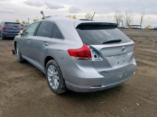 4T3BA3BB0GU077950 - 2016 TOYOTA VENZA XLE GRAY photo 3