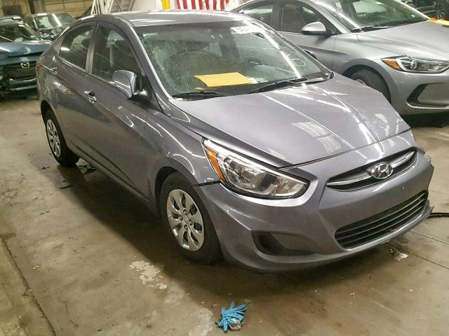 KMHCT4AE6HU332238 - 2017 HYUNDAI ACCENT SE GRAY photo 1