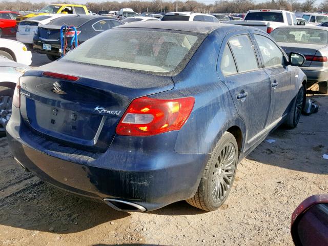 JS2RE9A36B6111776 - 2011 SUZUKI KIZASHI SE BLUE photo 3