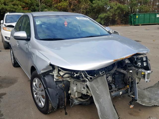 KNAFU4A27C5496134 - 2012 KIA FORTE EX SILVER photo 1