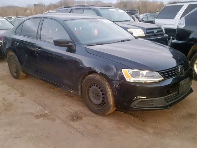 3VW2K7AJ8CM311385 - 2012 VOLKSWAGEN JETTA BASE BLACK photo 1