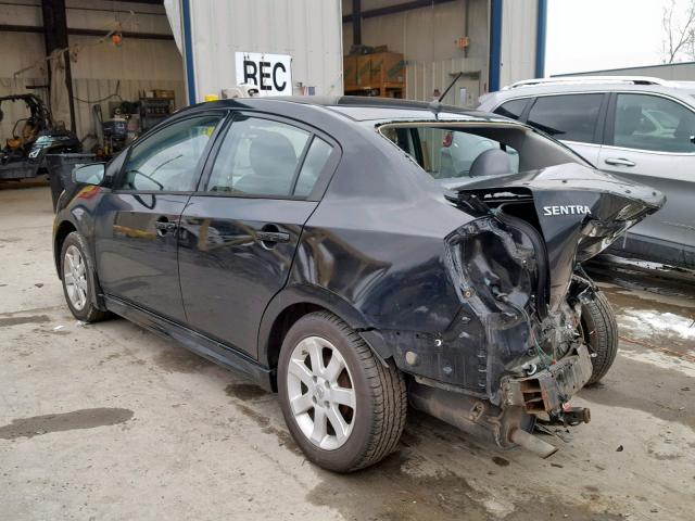 3N1AB6AP6AL668552 - 2010 NISSAN SENTRA 2.0 BLACK photo 3